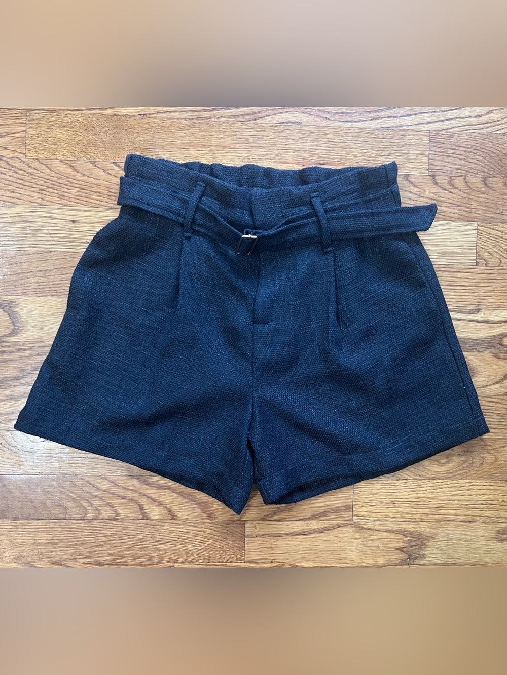 Bishop and Young Anthropologie Black Dress Shorts